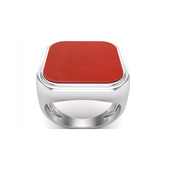 Bague cornaline argent Portland